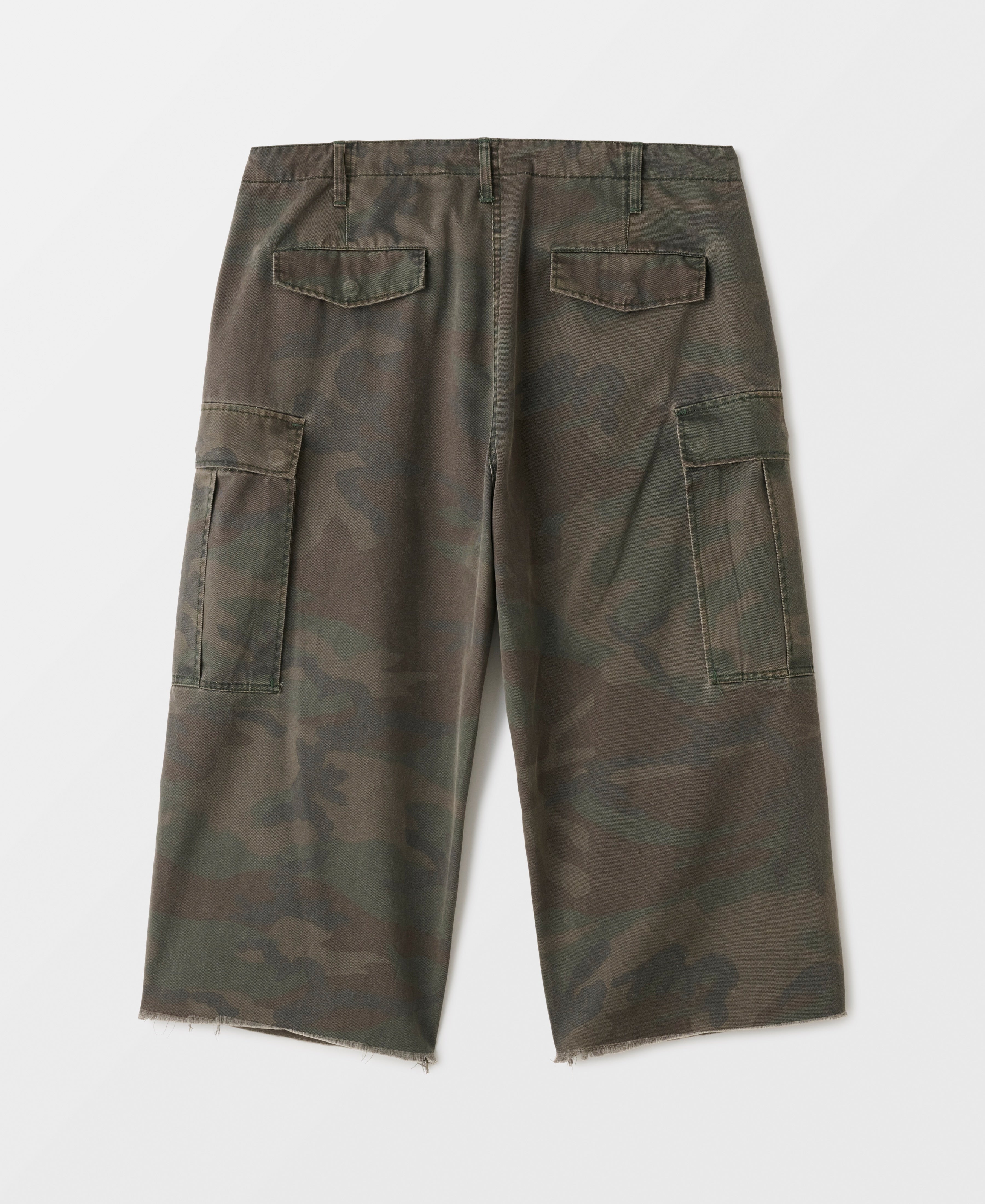 アウトレット50%オフ | ウッドランドカモ M65 フィールドカード カットオフ トラウザーズ | アンティークウォッシュ