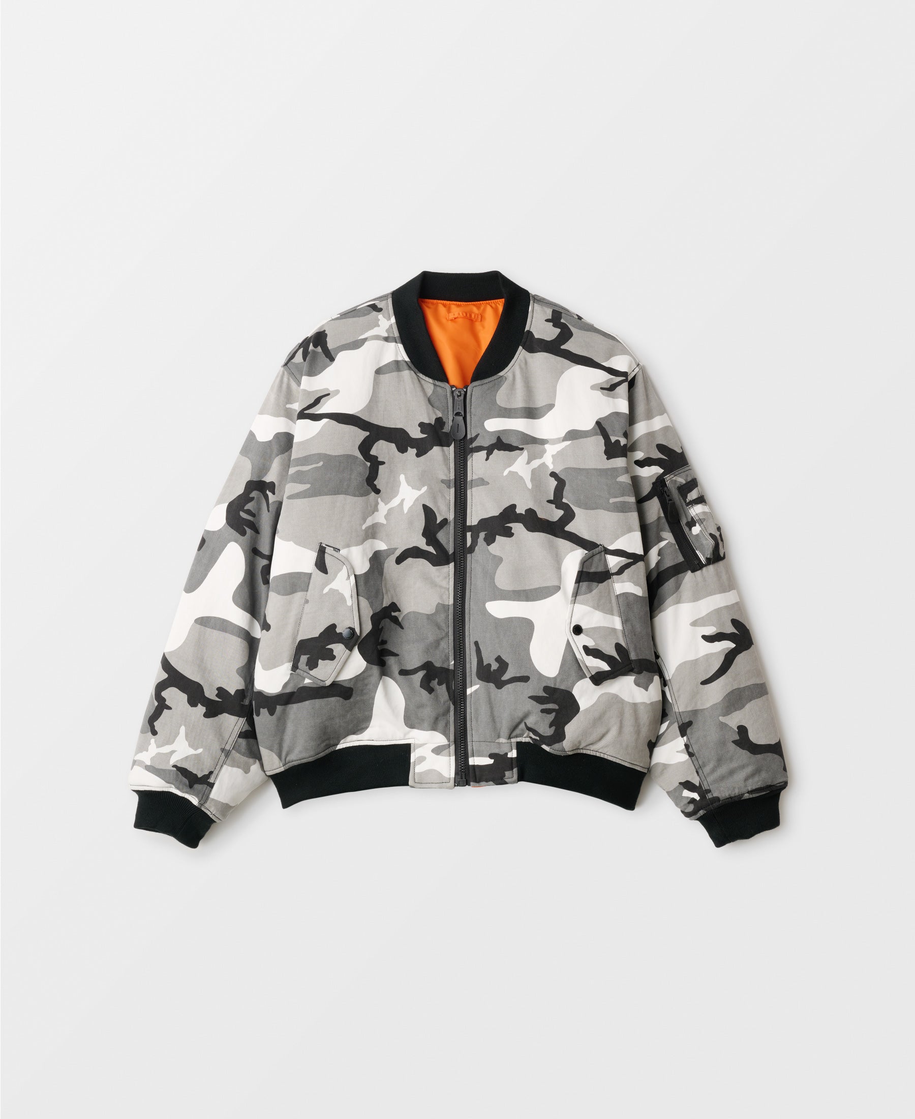 ヴィンテージウォッシュ コットンボンバージャケット | アーバン迷彩